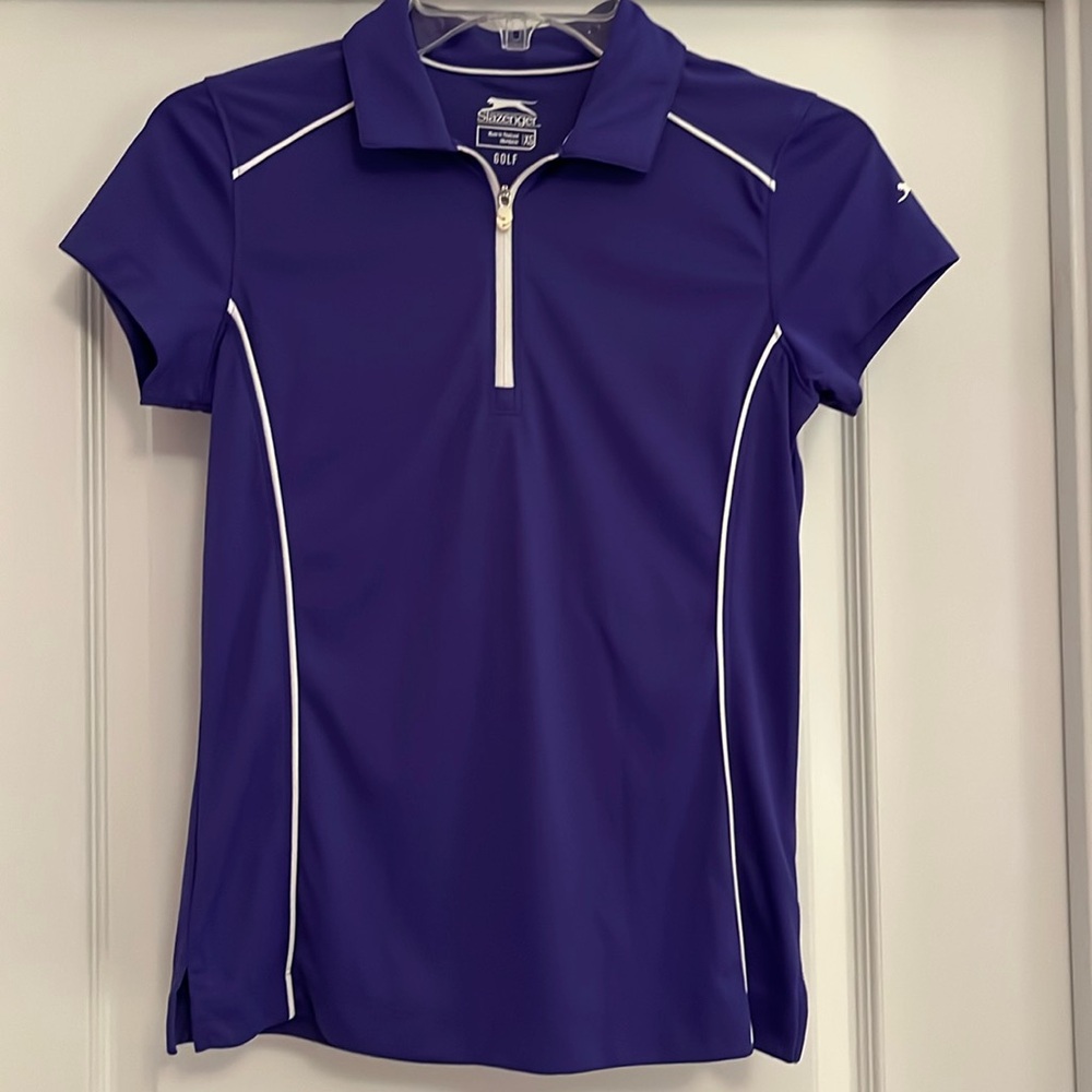 Purple Slazenger Golf Polo Fitted